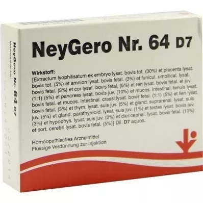NEYGERO 64 D 7 ampullák, 5X2 ml