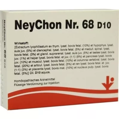 NEYCHON No.68 D 10 ampulla, 5X2 ml