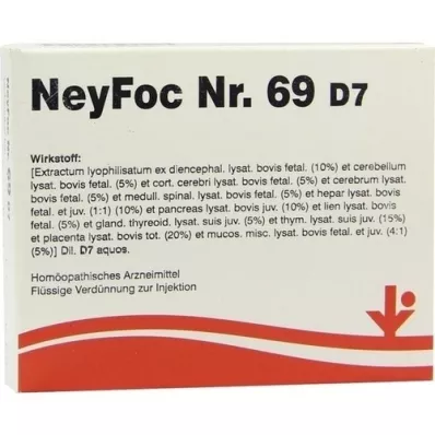 NEYFOC No.69 D 7 ampullák, 5X2 ml