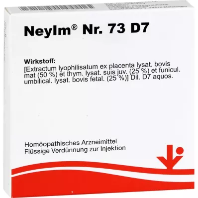 NEYIM No.73 D 7 ampullák, 5X2 ml