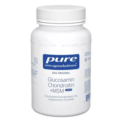 PURE ENCAPSULATIONS Glükozamin+Kondr.+MSM kapszula, 60 db