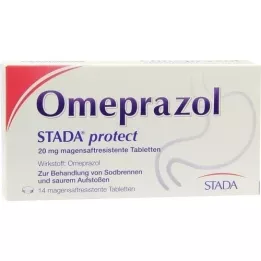 OMEPRAZOL STADA protect 20 mg bélsavmentes bevont tabletta, 14 db
