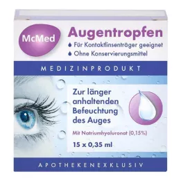 MCMED Szemcseppek egyadagos pipetták, 15X0,35 ml