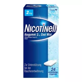 NICOTINELL Cool Mint 2 mg-os rágógumi, 24 db