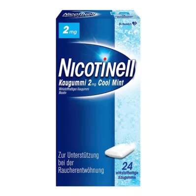 NICOTINELL Cool Mint 2 mg-os rágógumi, 24 db