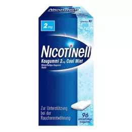 NICOTINELL Cool Mint 2 mg-os rágógumi, 96 db
