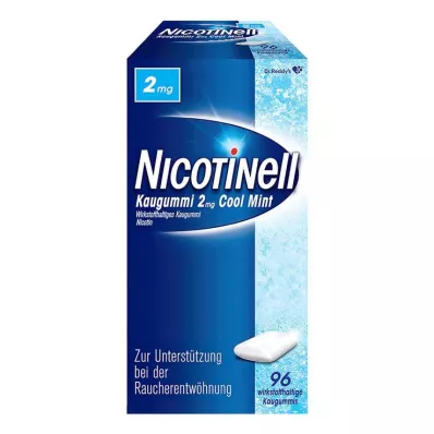 NICOTINELL Cool Mint 2 mg-os rágógumi, 96 db