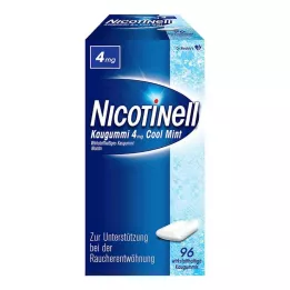NICOTINELL Cool Mint rágógumi 4 mg, 96 db