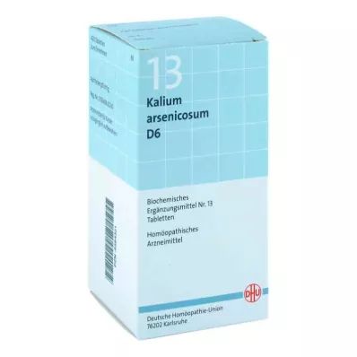 BIOCHEMIE DHU 13 Kalium arsenicosum D 6 tabletta, 420 db BIOCHEMIE DHU 13 Kalium arsenicosum D 6 tabletta, 420 db