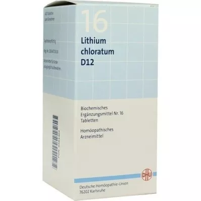 BIOCHEMIE DHU 16 Lithium chloratum D 12 tabletta, 420 db