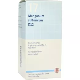 BIOCHEMIE DHU 17 Manganum sulphuricum D 12 tbl, 420 db