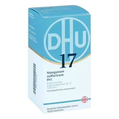 BIOCHEMIE DHU 17 Manganum sulphuricum D 12 tbl, 420 db