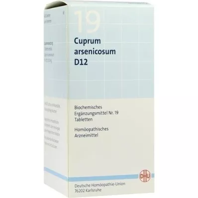 BIOCHEMIE DHU 19 Cuprum arsenicosum D 12 tabletta, 420 db