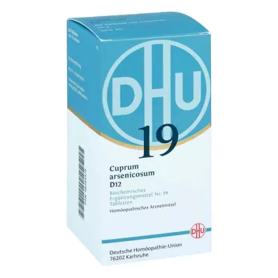 BIOCHEMIE DHU 19 Cuprum arsenicosum D 12 tabletta, 420 db