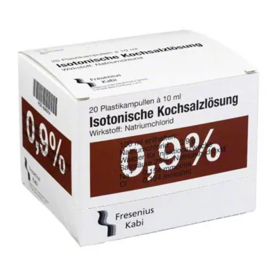 KOCHSALZLÖSUNG 0,9%-os Pl.Fresenius injekciós oldat, 20X10 ml KOCHSALZLÖSUNG 0,9%-os Pl.Fresenius injekciós oldat, 20X10 ml