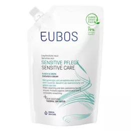 EUBOS SENSITIVE Zuhanyzó &amp; Krém utántöltő, 400 ml