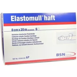 ELASTOMULL ragasztós 8 cmx20 m-es rögzítő kötés, 6 db