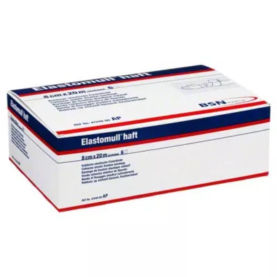 ELASTOMULL ragasztós 8 cmx20 m-es rögzítő kötés, 6 db