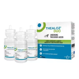 THEALOZ Duo szemcsepp, 3X10 ml