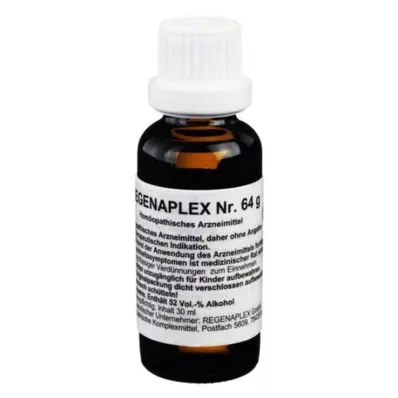 Regenaplex No. 64 g csepp, 30 ml Regenaplex No. 64 g csepp, 30 ml