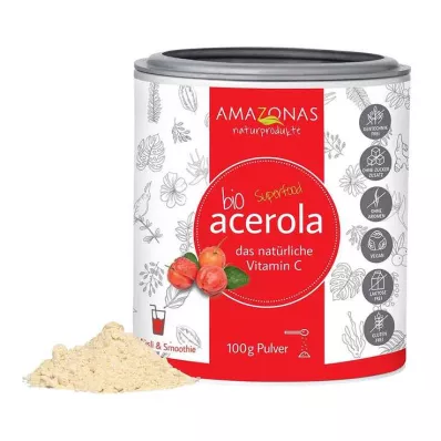 Acerola 100% organikus tisztaságú nat.Vit, 100 g Acerola 100% organikus tisztaságú nat.Vit, 100 g
