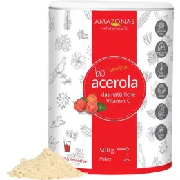 ACEROLA 100% organikus tiszta természetes C-vitamin por, 500 g