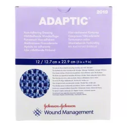 ADAPTIC 12,7x22,9 cm-es nedves sebkötszer, 12 db