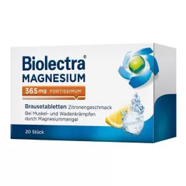 BIOLECTRA Magnézium 365 mg fortissimum citrom, 20 db