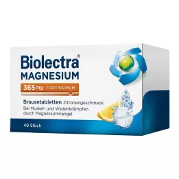 BIOLECTRA Magnézium 365 mg fortissimum citrom, 40 db