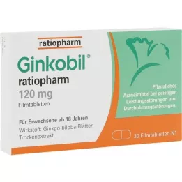 GINKOBIL-ratiopharm 120 mg filmtabletta, 30 db