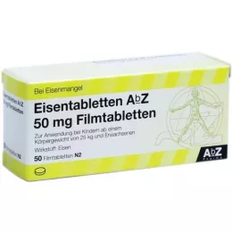 EISENTABLETTEN AbZ 50 mg filmtabletta, 50 db