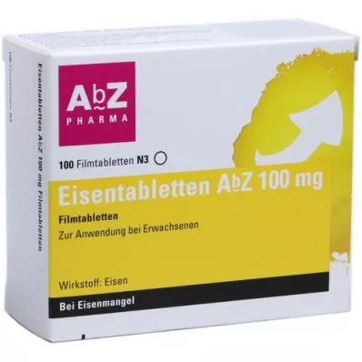 EISENTABLETTEN AbZ 100 mg filmtabletta, 100 db