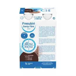 FRESUBIN ENERGY Rost DRINK Csokoládés italos üveg, 4X200 ml