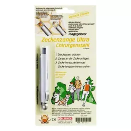 ZECKENZANGE Ultra sebészeti acél, 1 db