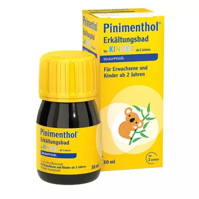 PINIMENTHOL Hideg fürdő gyermeknek 2 éves kortól Eukaliptusz, 30 ml PINIMENTHOL Hideg fürdő gyermeknek 2 éves kortól Eukaliptusz, 30 ml