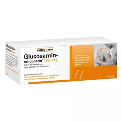 GLUCOSAMIN-RATIOPHARM 1500 mg Plv.z.H.e.L.z.L.z.Einn., 90 db GLUCOSAMIN-RATIOPHARM 1500 mg Plv.z.H.e.L.z.L.z.Einn., 90 db