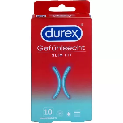 DUREX Sensitive Slim Fit óvszer, 10 db
