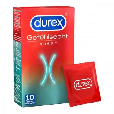 DUREX Sensitive Slim Fit óvszer, 10 db