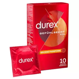 DUREX Érzékeny extra nagy óvszer, 10 db