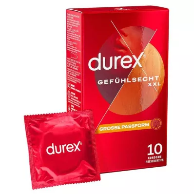 DUREX Érzékeny extra nagy óvszer, 10 db