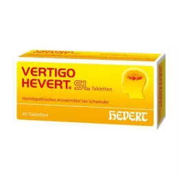 VERTIGO HEVERT SL Tabletta, 40 db