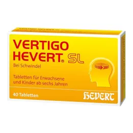 VERTIGO HEVERT SL Tabletta, 40 db