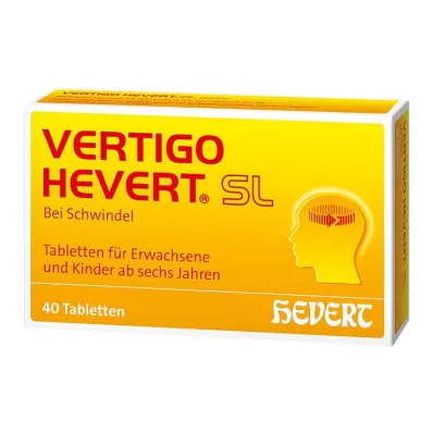 VERTIGO HEVERT SL Tabletta, 40 db
