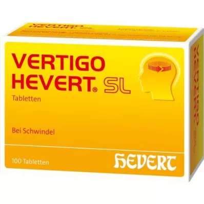 VERTIGO HEVERT SL tabletta, 100 db