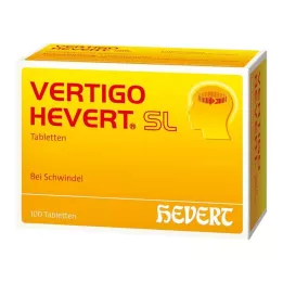 VERTIGO HEVERT SL tabletta, 100 db