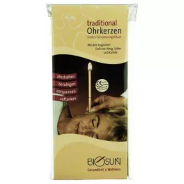 BIOSUN fülgyertyák Hagyományos, 10 db