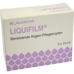 LIQUIFILM Nedvesítő szemápoló csepp, 3X10 ml