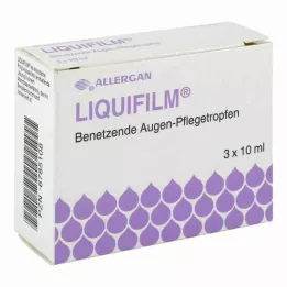 LIQUIFILM Nedvesítő szemápoló csepp, 3X10 ml