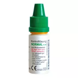 GLUCO TEST Plusz kontroll oldat normál, 4 ml