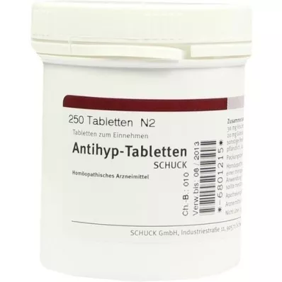 ANTIHYP Schuck tabletta, 250 db